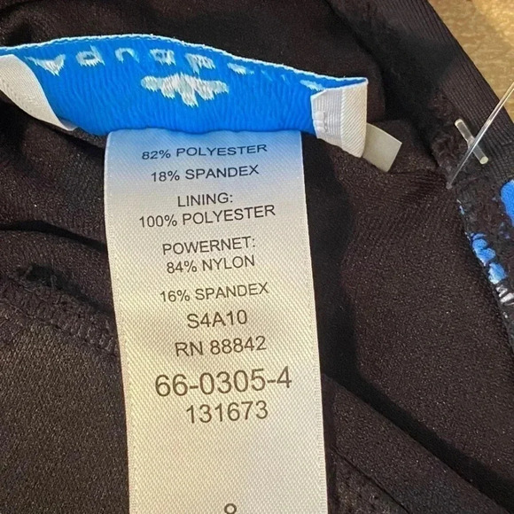 SWIMSUITS For All brand NWT Underwater Floral Sport One Piece Swimsuit in size 8 - Picture 6 of 12